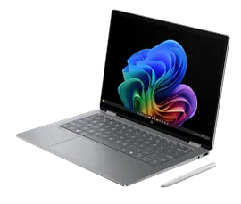 HP OmniBook X Flip 2-in-1 Laptop Next Gen AI 14-fk0047nr 14", Touch screen, Windows 11 Home,  AMD Ryzen™ AI 7, 16GB RAM, 512GB SSD, 2K, Meteor silver