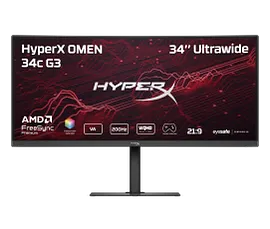 HyperX OMEN 34 inch WQHD 200Hz Curved Gaming Monitor - OMEN 34c G3