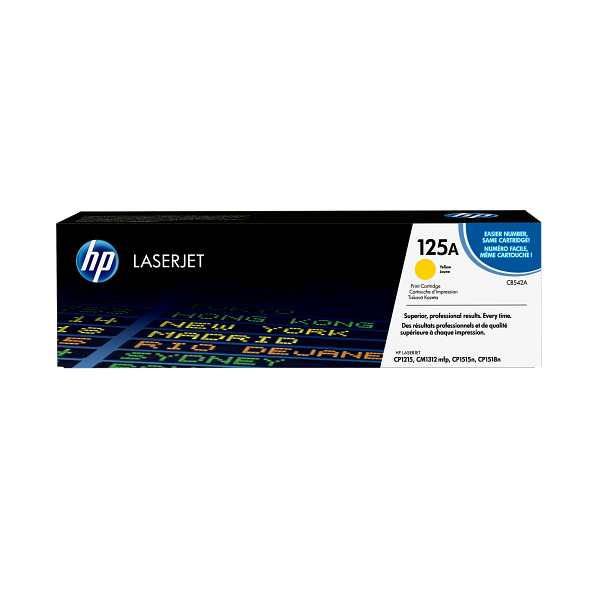 EMEA version - HP LaserJet 125A Yellow Print Cartridge