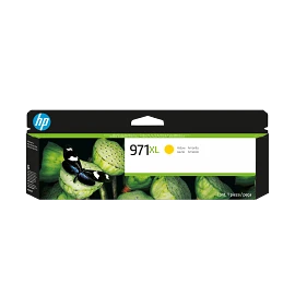 HP 971XL High Yield Yellow Original Ink Cartridge, CN628AM