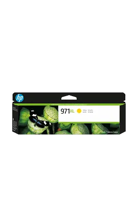 HP 971XL High Yield Yellow Original Ink Cartridge, CN628AM