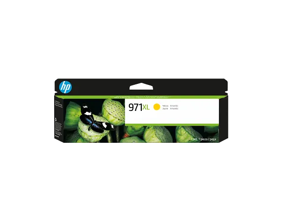 Ink Supplies, HP 971XL High Yield Yellow Original Ink Cartridge, CN628AM