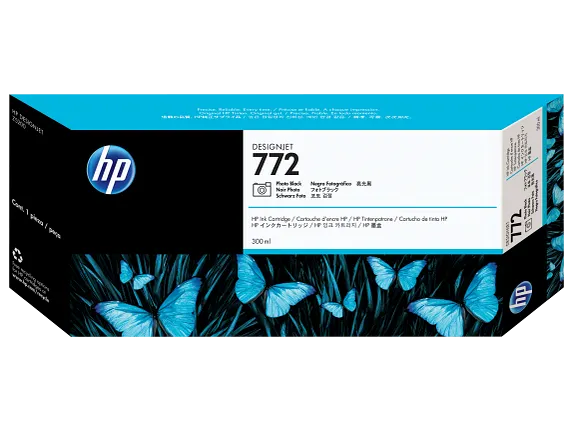 HP 772 インクカートリッジ 8色セット HP® 772 300-ml Photo Black DesignJet Ink Cartridge (CN633A)