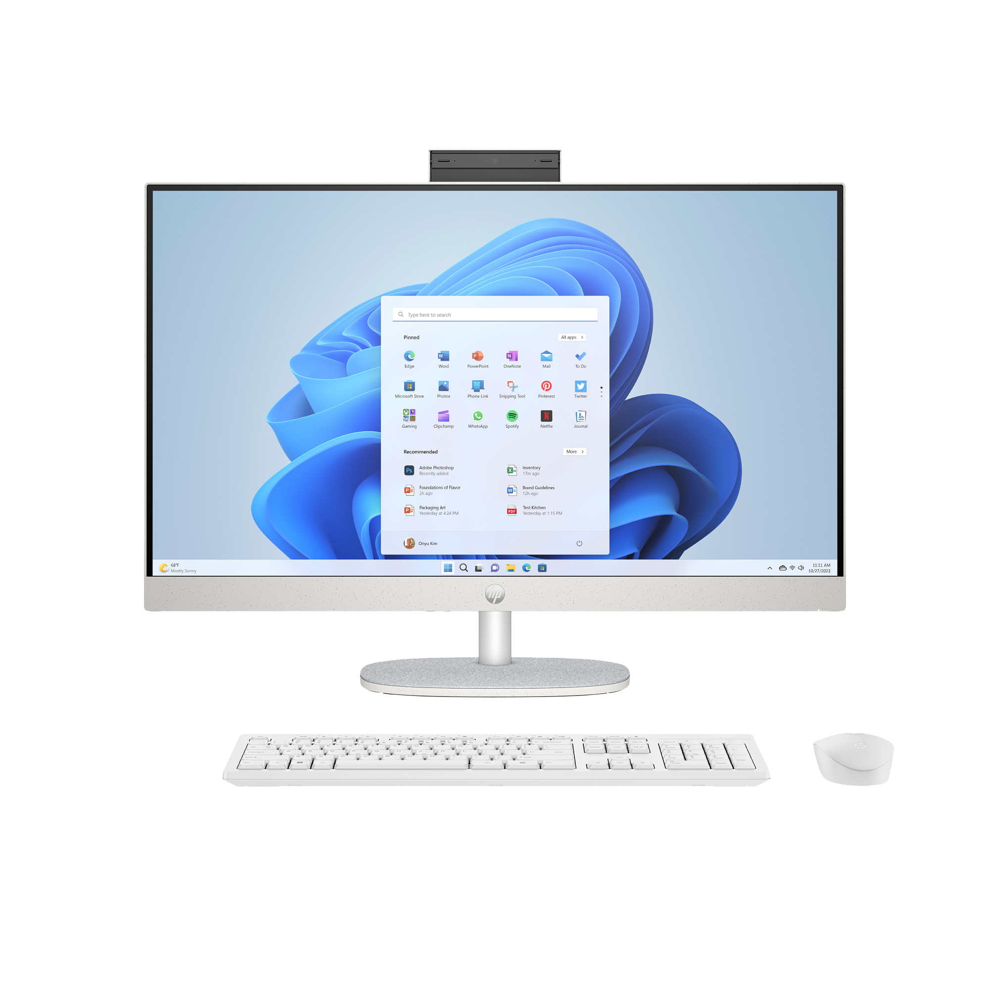 HP 27 inch All-in-One 27-cr0906in PC