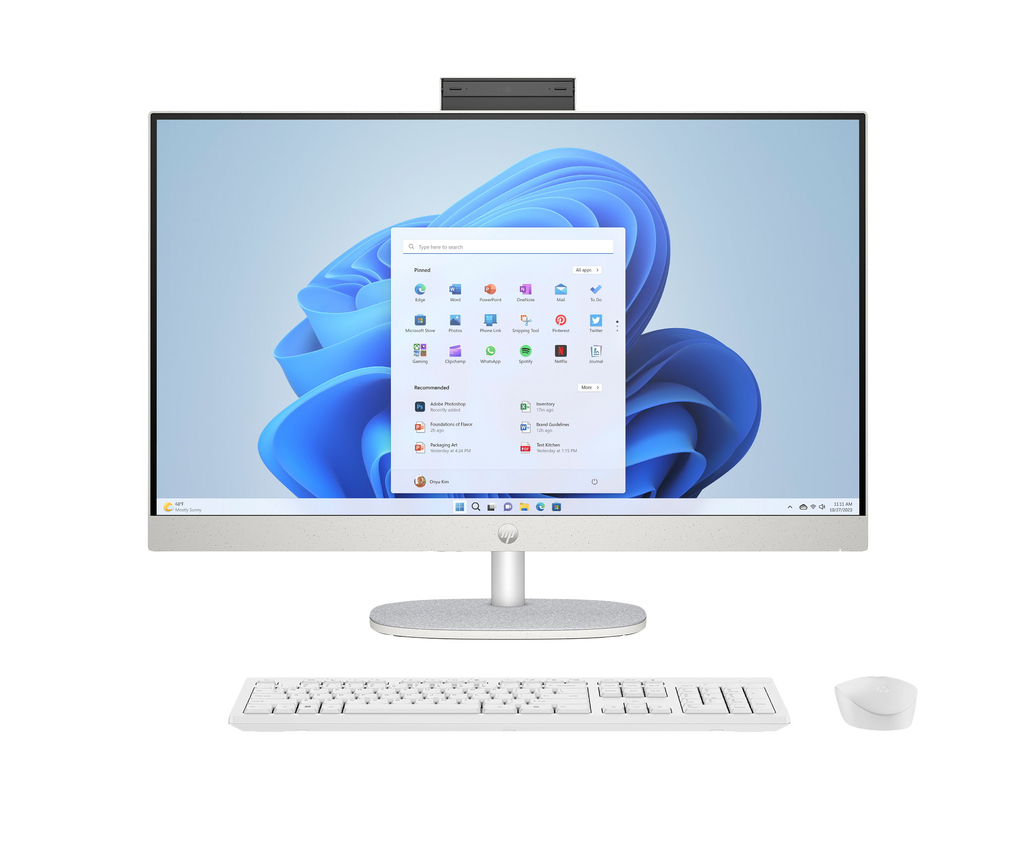 HP 27 inch All-in-One 27-cr0421in PC