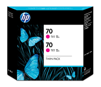HP 70 2-pack 130-ml Magenta DesignJet Ink Cartridges