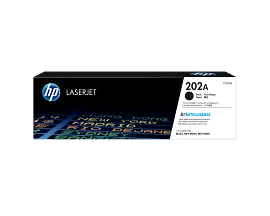 HP 202A Black Original LaserJet Toner Cartridge, CF500A