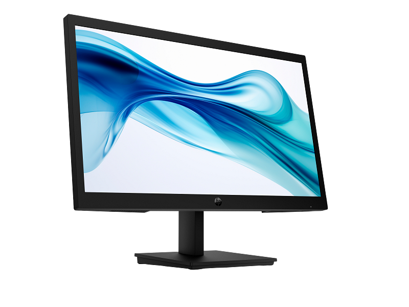 HP Series 3 Pro 21.45 FHD Monitor - 322pv Black Coreset ScrnSS FrontRight WhiteBG