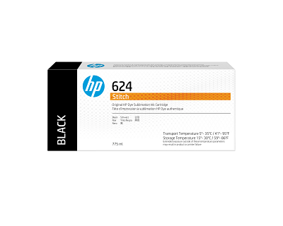 HP 624 775-ml Black Stitch Dye Sublimation Ink Cartridge