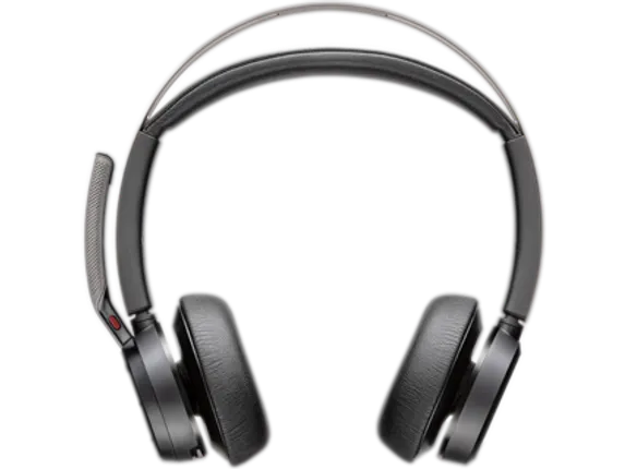 Poly Voyager Focus 2 USB-C-C Headset +USB-C/A Adapter +Charging Stand