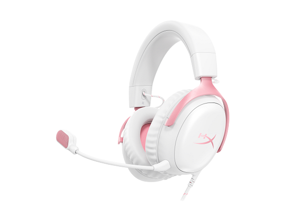 HyperX Cloud III - Gaming Headset (White/Pink)