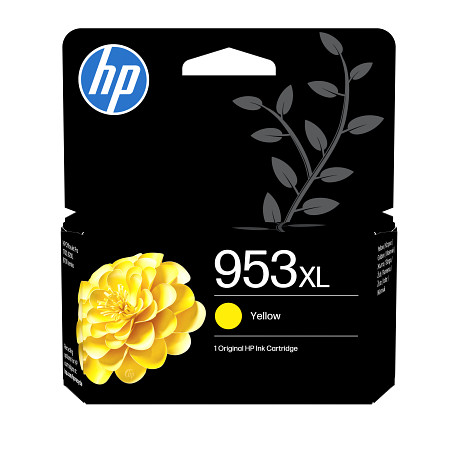 HP 953XL F6U18AE sárga tintapatron eredeti F6U18AE OfficeJet 7730 7720 7740 8210 8218 8710 8715 8720 8725 8730 (1450 old.)