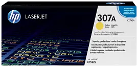 HP 307A Yellow Original LaserJet Toner Cartridge, CE742A