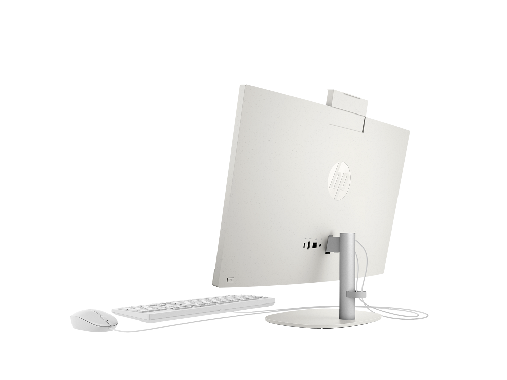 HP ProOne 240 G10 beyaz All-in-One arka tasarım
