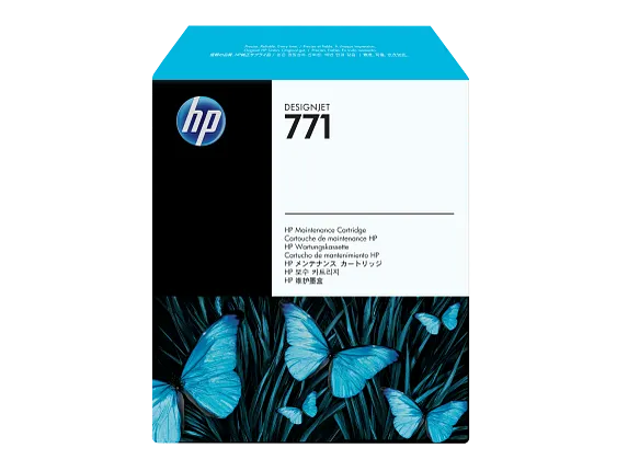 Ink Supplies, HP 771 DesignJet Maintenance Cartridge, CH644A