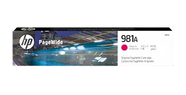 HP 981A Magenta Original PageWide Cartridge, J3M69A