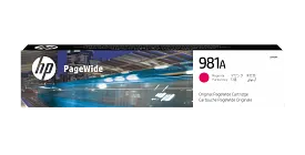 HP 981A Magenta Original PageWide Cartridge, J3M69A