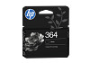 HP 364 CB319EE fekete tintapatron eredeti CB316EE Deskjet 3070 Photosmart D5445 D5460 D7560 C5380 C6380 B8550 Premium Fax B109A B109N B209A C309G B010a B110a B210a C310a C410b 5510 6510 sorozath7510 7520 nyomtatókhoz (250 ol