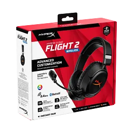 HyperX Cloud Flight 2 - Wireless Gaming Headset (Black)