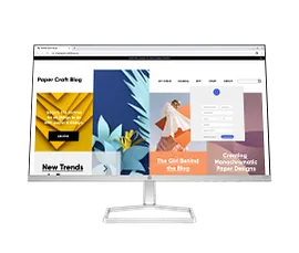 HP Series 5 23.8 inch FHD White Monitor - 524sw