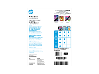 HP Professional Business Paper, Glossy, 48 lb, 8.5 x 11 in. (216 x 279 mm), 150 sheets Q1987A - Img_Rear_320_240