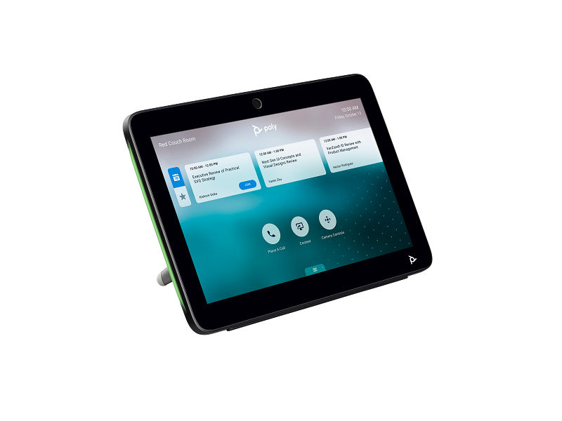 Poly TC10 Black Touch Controller No Radio GSA/TAA_Product__Product Only_Right facing