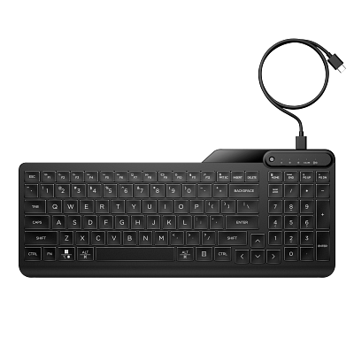 HP 405マルチデバイスバックライト有線キーボード | HP® サポート