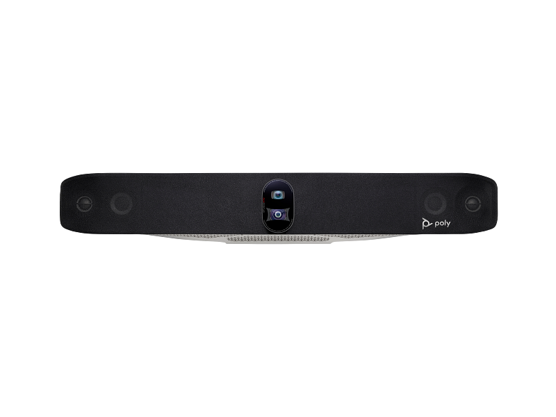 Poly Studio X70- Black, Video Bar - Front View