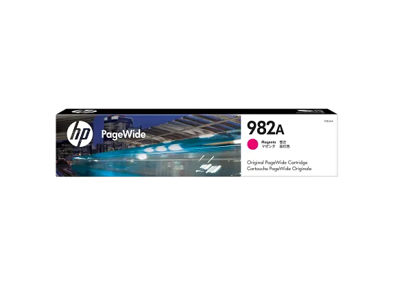 HP PageWide Supplies, HP 982A Magenta Original PageWide Cartridge, T0B24A