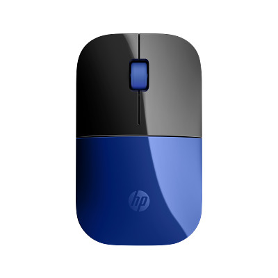 2c16 - HP Wireless Mouse Z3700 Dragonfly Blue, glossy finish Catalog, Top View