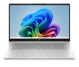 HP OmniBook 3 Laptop Next Gen AI 17-dm0761nr 17.3", Windows 11 Home, Windows Laptop, AMD Ryzen™ AI 7, 16GB RAM, 1TB SSD, FHD, Glacier silver and canvas gray
