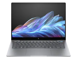 HP OmniBook X Laptop 14-fe0087nr 14", Touch screen, Windows 11 Home, Snapdragon®, 16GB RAM, 1TB SSD, 2.2K, Meteor silver