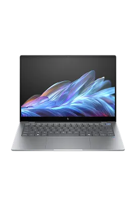 HP OmniBook X Laptop 14, Windows 11 Home, 14", Touch screen, Qualcomm® Snapdragon®, 16GB RAM, 1TB SSD, 2.2K, Meteor silver
