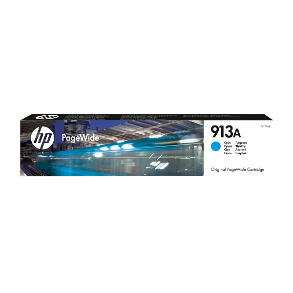 HP 913A Cyan Original PageWide Cartridge