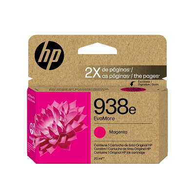 HP 938e EvoMore Magenta Original Ink Cartridge