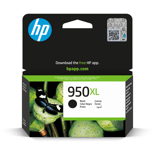 HP 950XL High Yield Black Original Ink Cartridge CN045-80068 CN045AE