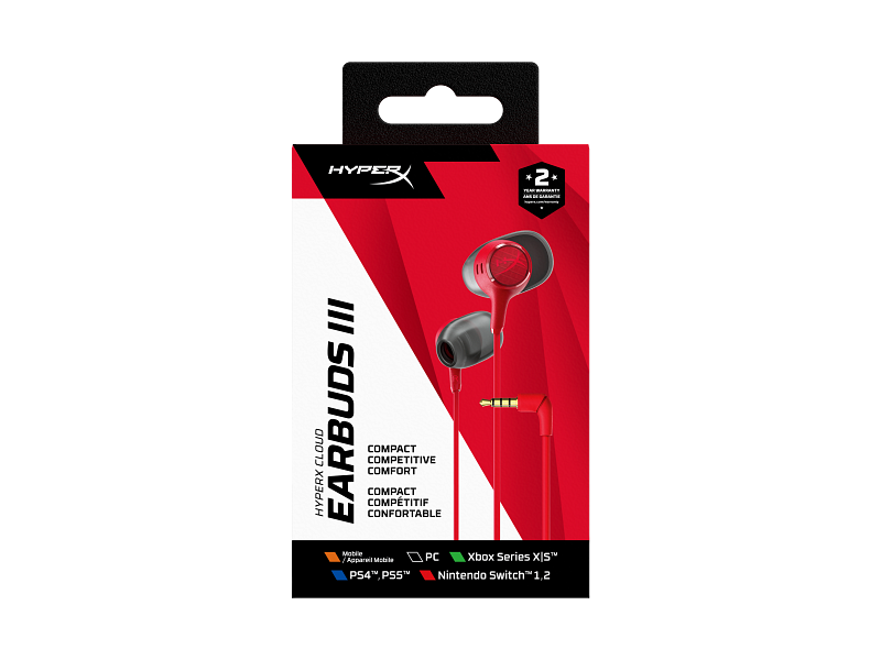 HyperX Cloud Earbuds III Red | HP® Middle East