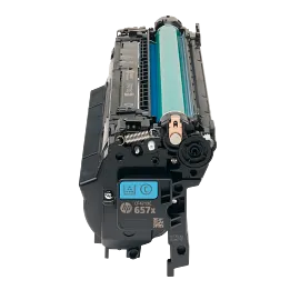 HP 657X High Yield Cyan Original LaserJet Toner Cartridge, CF471X