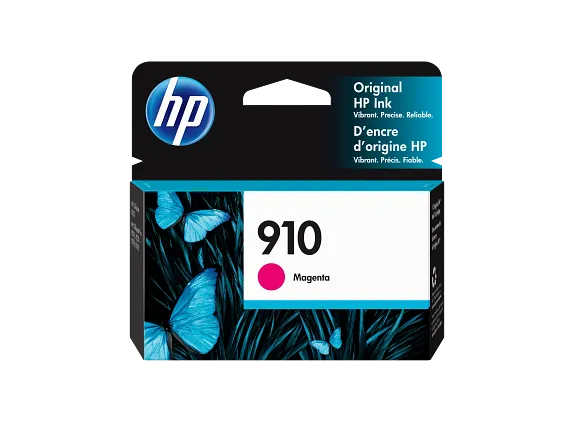 Ink Supplies, HP 910 Magenta Original Ink Cartridge, 3YL59AN#140