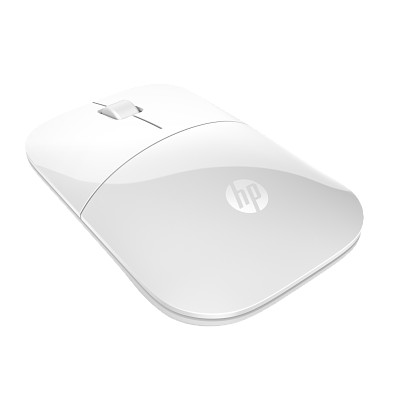 2c16 - HP Wireless Mouse Z3700 Snow White, glossy finish Catalog, Back Left Facing