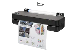 HP DesignJet T250 Large Format 24" Plotter Printer – Fast, High-Quality Plotter Printer for CAD, Posters & Drawings with 2 year warranty