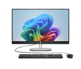 HP All-in-One Desktop Next Gen AI 27-ct2075m PC, Windows 11 Home, 27", AMD Ryzen™ AI 7, 16GB RAM, 512GB SSD, FHD, Jet black