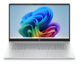 HP OmniBook 3 Laptop Next Gen AI 17-dm0761nr 17.3", Windows 11 Home, Windows Laptop, AMD Ryzen™ AI 7, 16GB RAM, 1TB SSD, FHD, Glacier silver and canvas gray