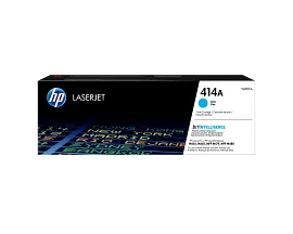 HP 414A Cyan Original LaserJet Toner Cartridge, W2021A