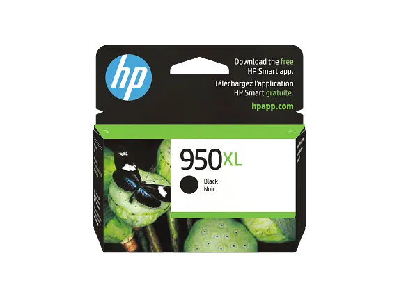 HP® 950XL High Yield Black Original Ink Cartridge (CN045AN#140)