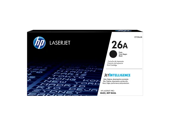 HP Laser Toner Cartridges and Kits, HP 26A Black Original LaserJet Toner Cartridge, CF226A
