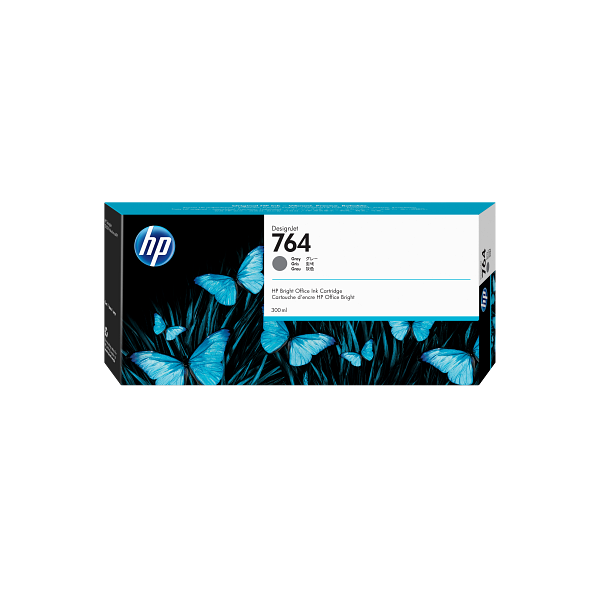 HP 764 300-ml Gray DesignJet Ink Cartridge
