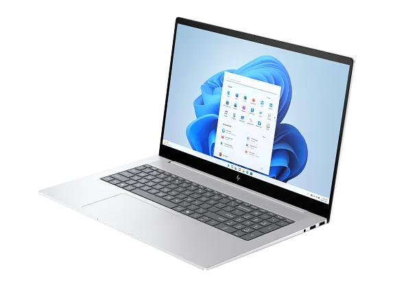 Series 4 of 16 HP Home Laptop PCs, HP Envy Laptop 17, Windows 11 Home, 17.3", Touch screen, Intel® Core™ Ultra 7, 16GB RAM, 512GB SSD, FHD, Glacier silver