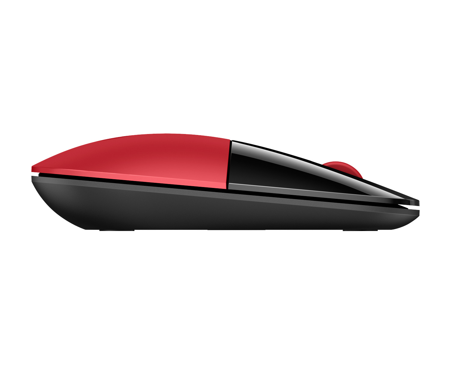 HP Wireless Mouse Z3700 Cardinal Red, matte/glossy finish Catalog, Right Profile