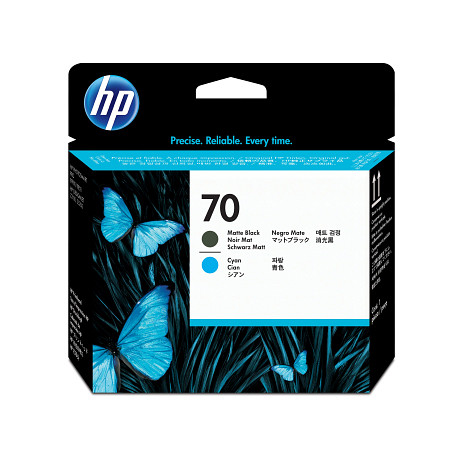 HP 70 C9404A 70 matt fekete és ciánkék nyomtatófej